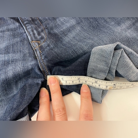 Mavi Vanna Style Jean Shorts Waist Size 24 Blue Denim Mid Rise - Picture 7 of 11